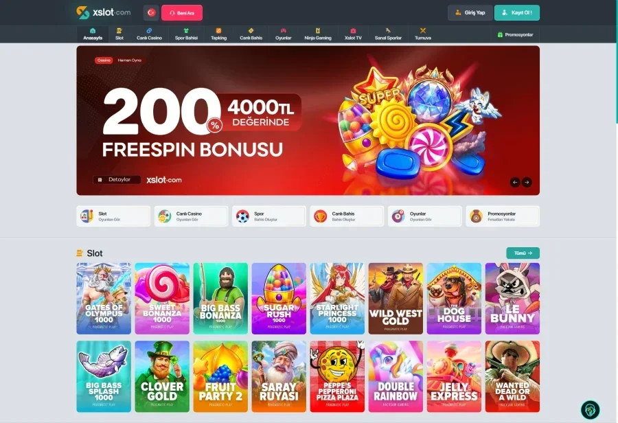 Xslot ekran görüntüsü
